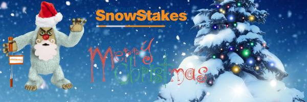 christmas snow stakes