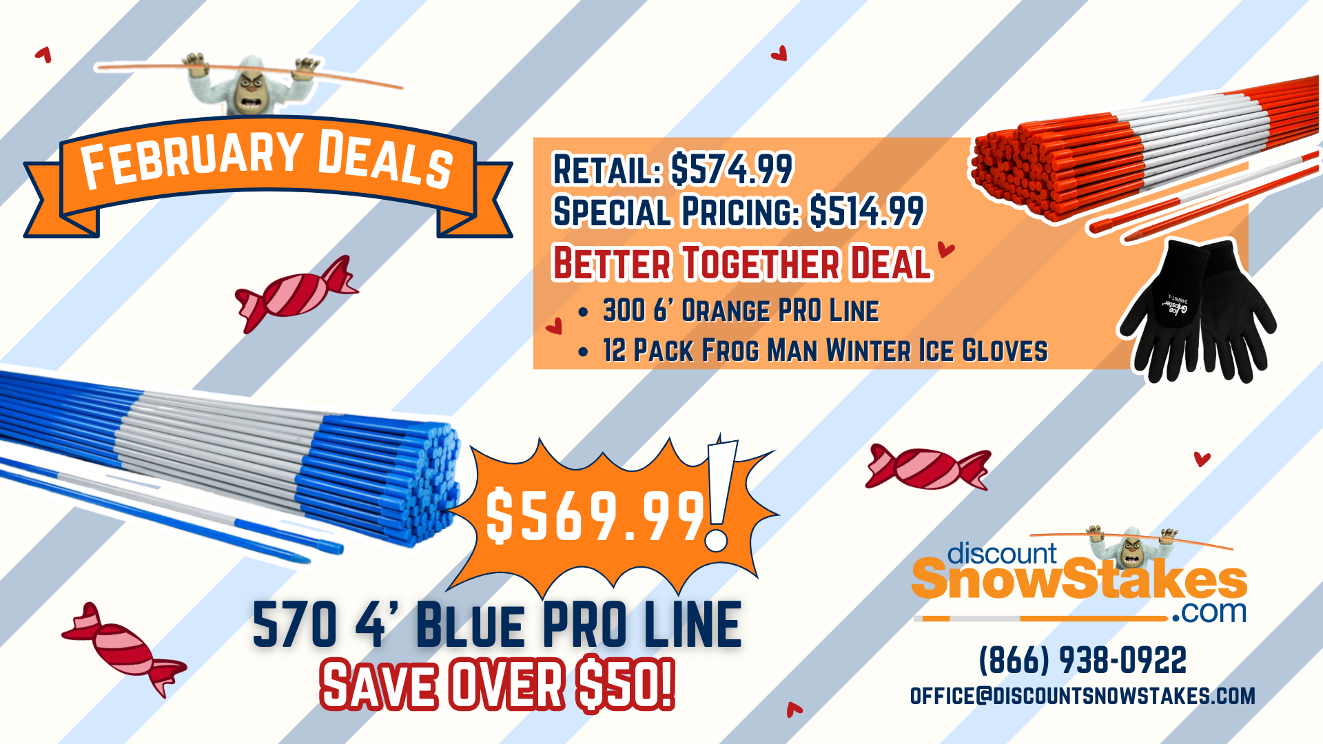 Better Together: Discount Snow Stakes’ February Deals