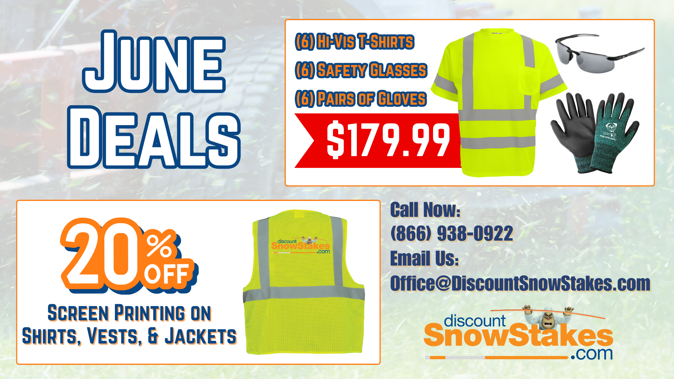 June Deals on Safety Gear for Landscapers and Hardscapers