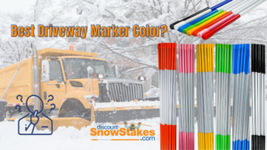 What is the best driveway marker color?
