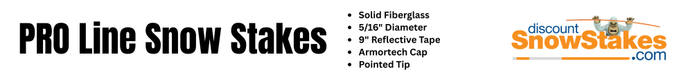 PRO Line Snow Stakes 5/16" 