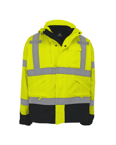 FrogWear® HV High-Visibility Yellow/Green Three-in-One Winter Parka Jacket