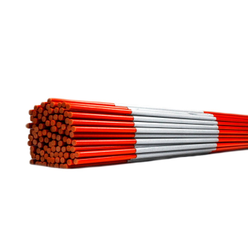 4 ft orange reflective snow stakes, 1/4 inch fiberglass driveway markers with 9 inch reflective tape