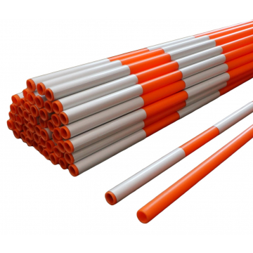 lite stakes, snow stakes, driveway markers, orange hollow stakes