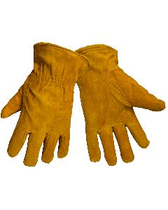 Leather Winter Gloves, Fleece Lined Commercial Grade Gloves