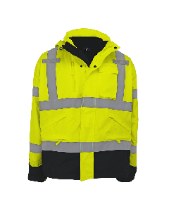 FrogWear® HV High-Visibility Yellow/Green Three-in-One Winter Parka Jacket