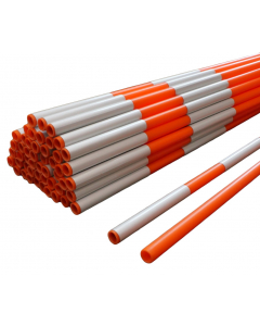 lite stakes, snow stakes, driveway markers, orange hollow stakes