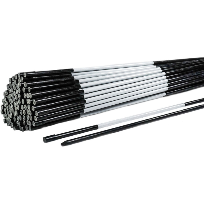 black snow stakes, snow stakes, driveway markers, black driveway reflectors